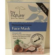 By Nature From New Zealand Moisturizing Coconut Face Mask (5) PackBy Nature