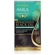 Optimum Care Amla Legend Miraculous Oil Dull Defying Hair Color, Natural Dark BrownAmla Legend