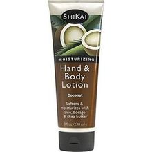 Shikai - Natural Moisturizing Hand &amp; Body Lotion, Softens &amp; Moisturizes Skin with Aloe Vera, Borage Oil &amp; Shea Butter, Sensually Smooth Skin with Delicious Fragrances (Coconut, 8 Ounces)ShiKai
