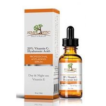 Simplistic Naturals Vitamin C Serum with Hyaluronic Acid ? Age-Defying Moisturizer and Dark Spot Corrector ? Helps Diminish Fine Line, Discoloration, WrinklesSimplistic NaturalsTM